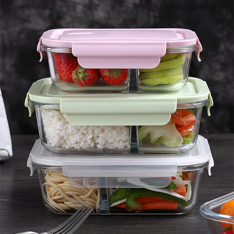 Glass Lunch Box Sealed Fresh-K - Meal Prep Glass Containers With Lids recension och pris