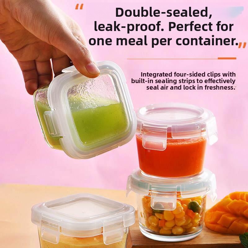  Glass Food Container with Lid - Meal Prep Glass Containers With Lids recension och pris