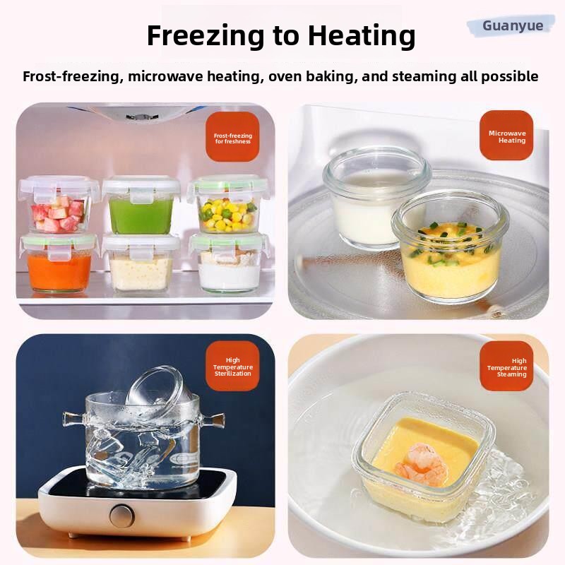  Glass Food Container with Lid - Meal Prep Glass Containers With Lids recension och pris