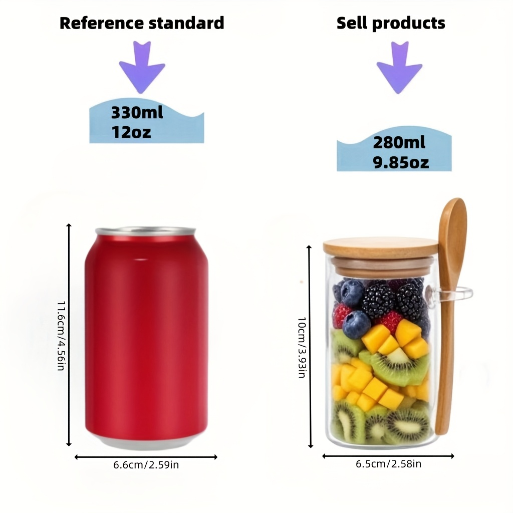 4/8/12Pcs, Oatmeal Breakfast C - Meal Prep Glass Containers With Lids recension och pris
