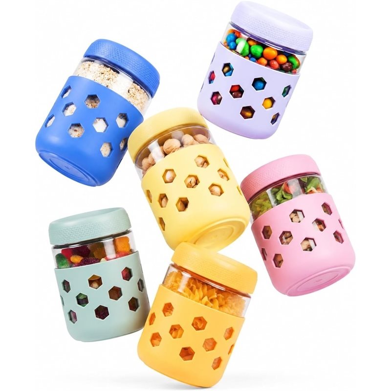 SOFT-Glass Jars With Airtight  - Meal Prep Glass Containers With Lids recension och pris