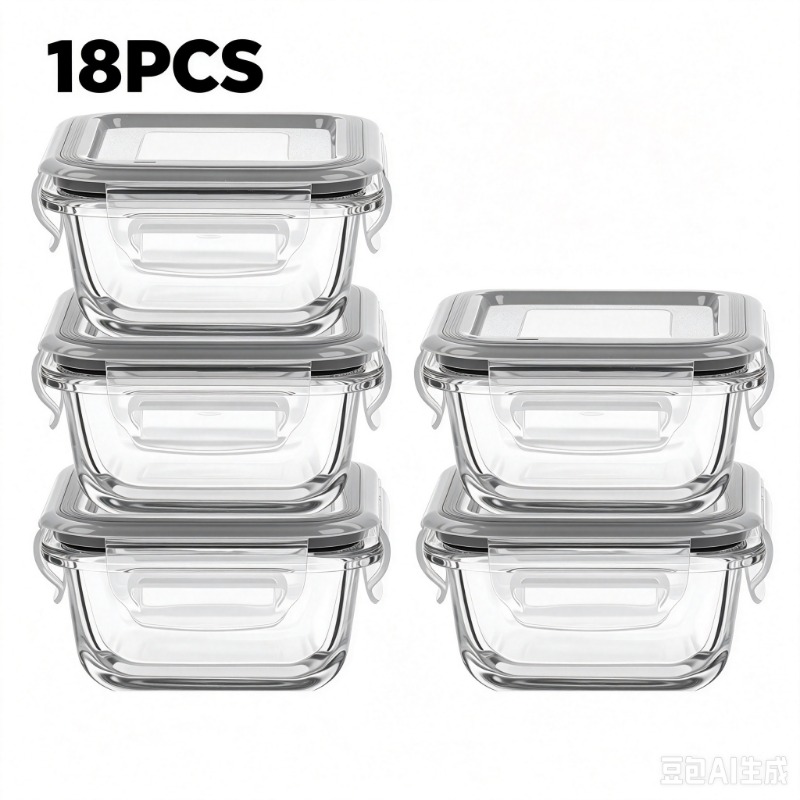 Glass Food Storage Containers  - Meal Prep Glass Containers With Lids recension och pris