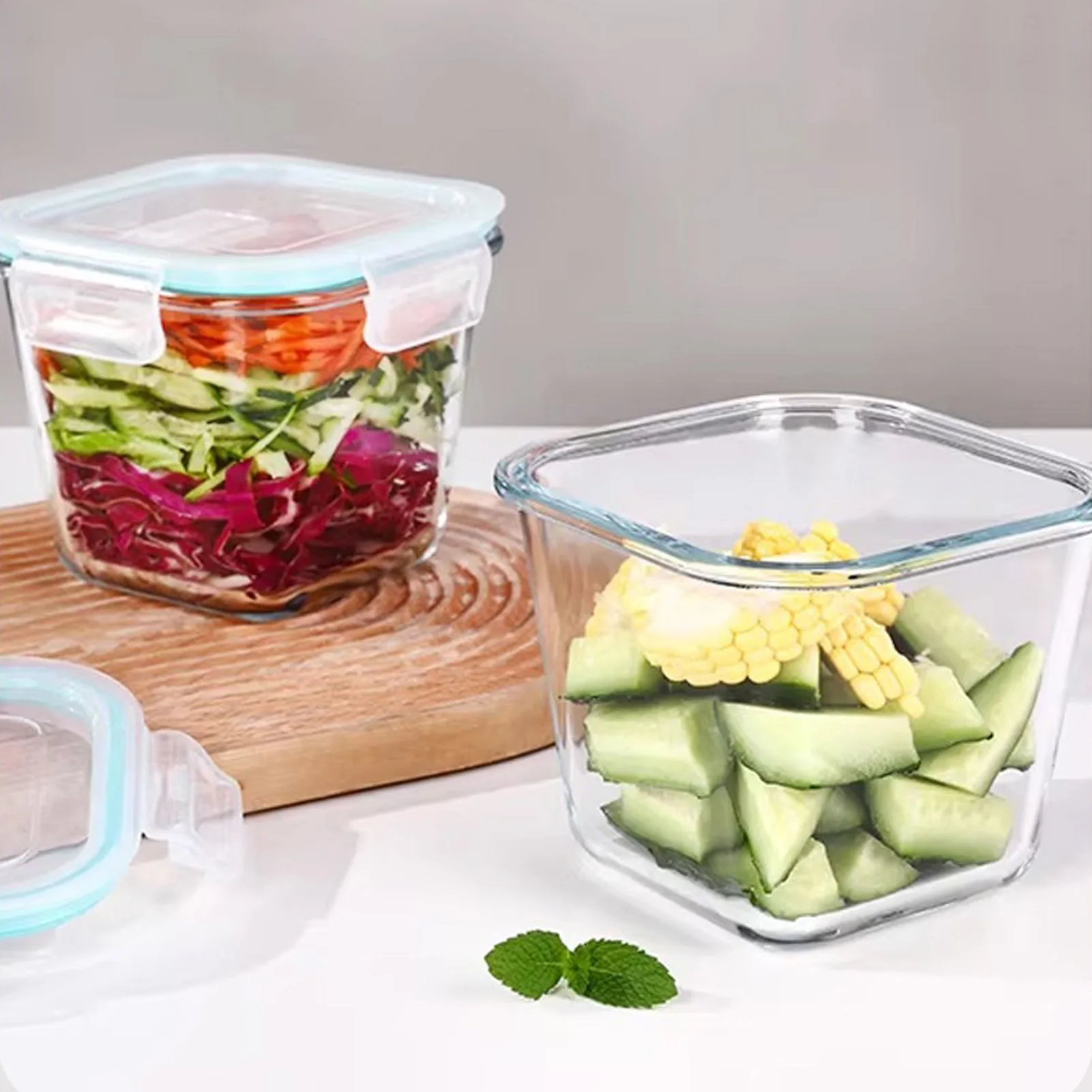 Premium Glass Food Storage Con - Meal Prep Glass Containers With Lids recension och pris
